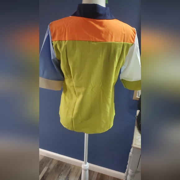 NWOT Color block causal collar blouse - Picture 3 of 3